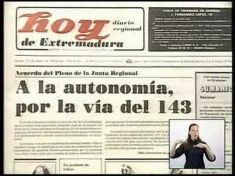 Preautonomía de Extremadura YouTube