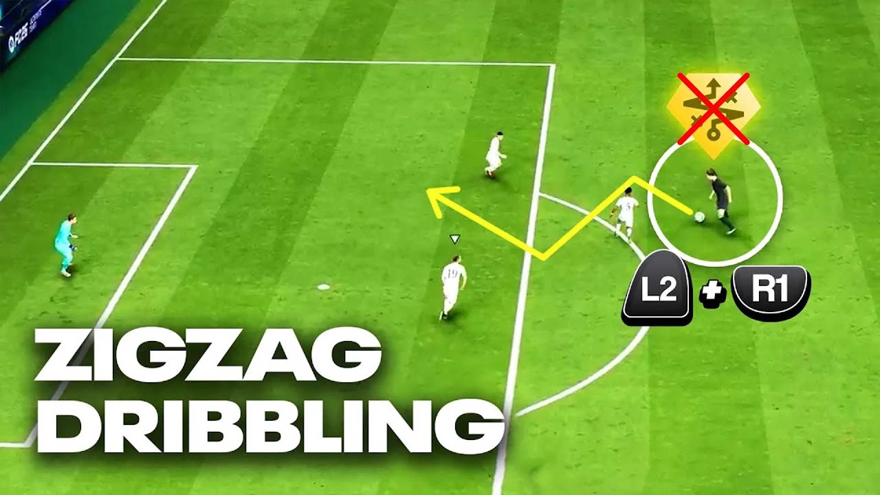 Новые самые популярные зигзагообразные финты с дриблингом на FC 26