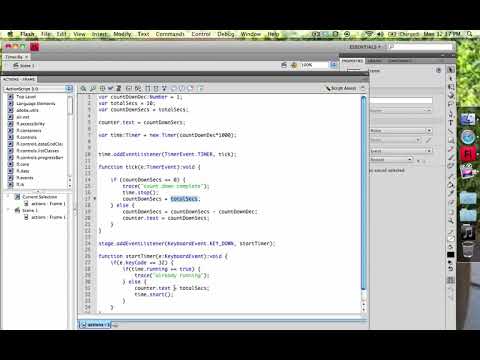 MyTekki Flash Tips ActionScript 3 Count Down Timer AS3