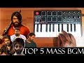 Top 5 Mass Bgm 2019 Rewind By Raj Bharath | Kgf | Saaho | Bigil | Lucifer | Kabir Singh