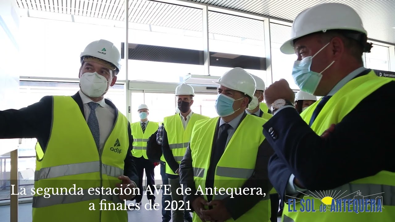 Segunda estación AVE Antequera, a finales de 2021
