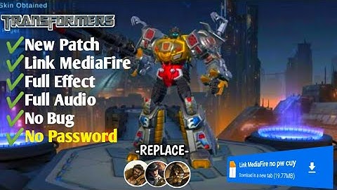 NEW!!! Roger Transformers Replace all skin - new patch - no password - full Effect & audio