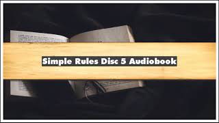 Donald Sull Simple Rules  Part 5 Audiobook