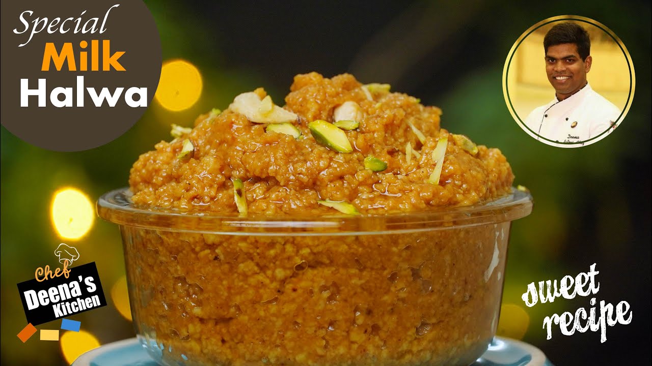 Special Milk Halwa Recipe in Tamil How to Make Milk Halwa CDK 560