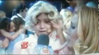 Ana Celeste llorando despues de eliminacion de PG