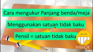 How to measure the length of an object using non-standard units/pencils