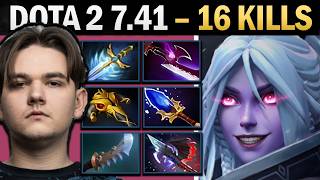 Drow Ranger Dota 2 7.41 with Aghanims and Silveredge - Dota 2 Gameplay