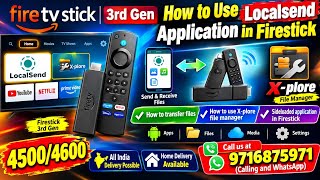 How to use Localsend application in firestick 3rd Gen  screenshot 1