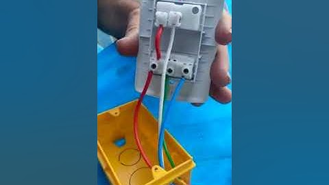como instalar interruptor com tomada