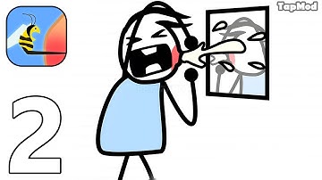 Help Me Tricky Story Gameplay Walkthrough Part 2 Level 20-35 Funny Stickman Puzzle (Android,iOS)