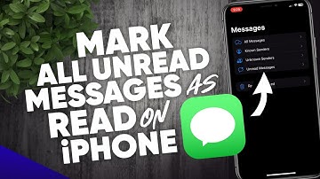 How to mark all unread messages as read on iPhone