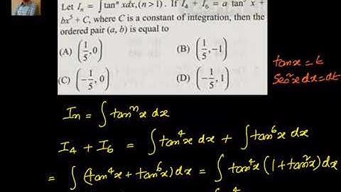 IIT JEE mains 2017 : Calculus -Indefinite Integrals problem