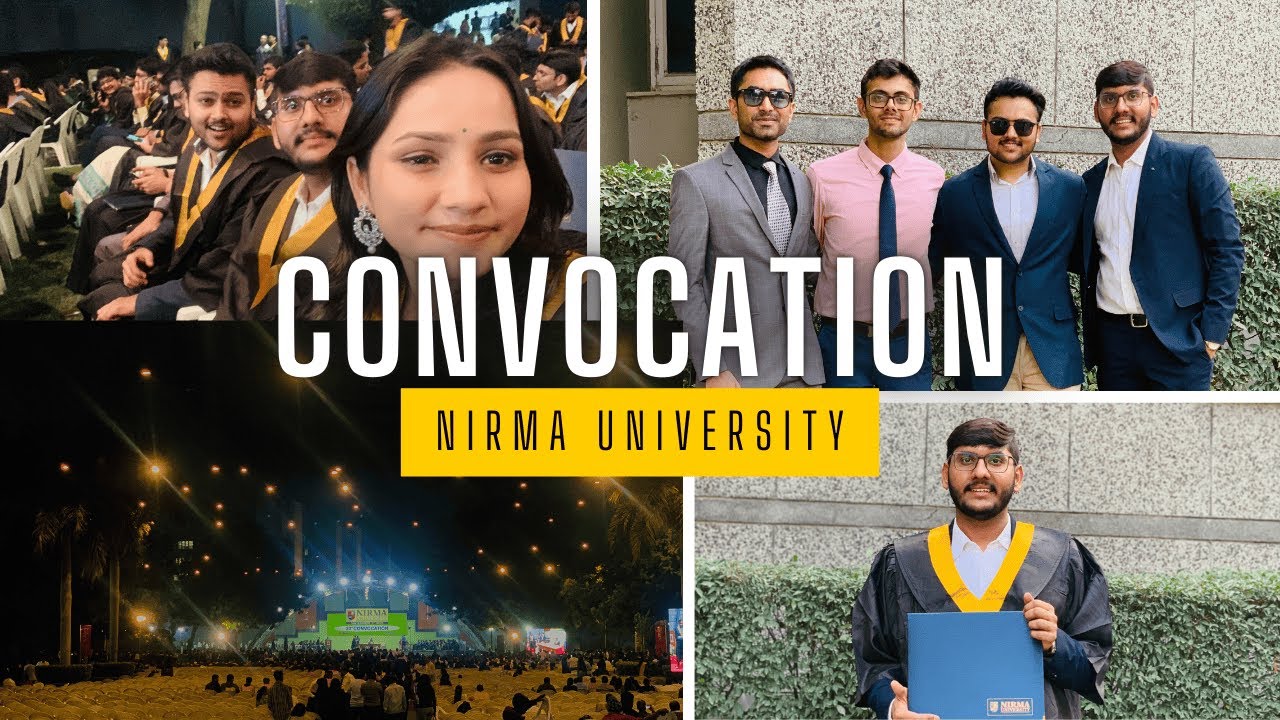 Nimma Graduation The Final Chapter: Class of 2020 | 33rd Convocation Ceremony | Nirma ...