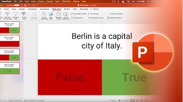 True or False Question Free PowerPoint Template and Tutorial