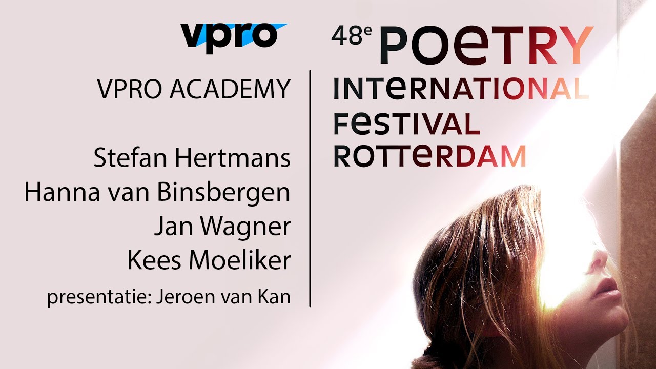 VPRO Academie samen met Poetry International over de kracht en het genoegen van poëzie