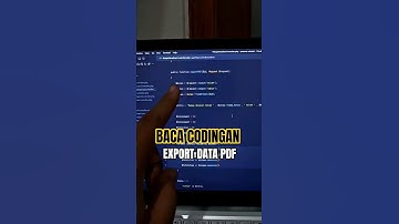 Baca codingan export data pdf pakai laravel