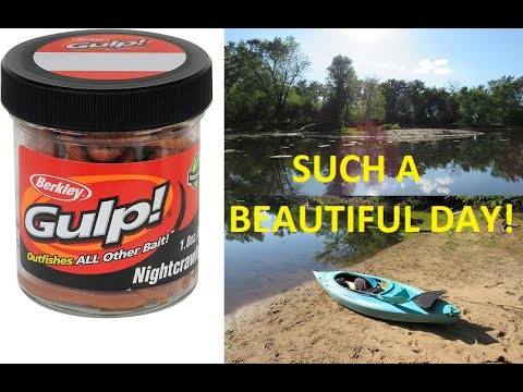 Realistic Fishing with Earthworms (Artificial) - Gulp Worms Catch