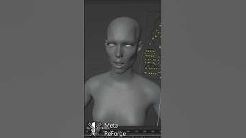 Metahuman Corrective Morph Targets Gone Wild  #blender #metahuman #unrealengine #morph #morph