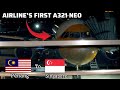 Scoot Airbus A321NEO TripReport | TR499 | Penang to Singapore | Flight Review