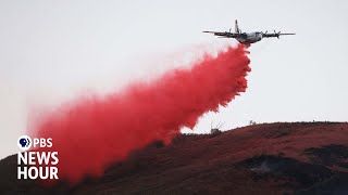 News Wrap: Crews make progress fighting against Southern California wildfire