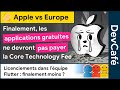 Core technology fee  apple ne va plus faire payer les apps gratuites  devcaf 0405