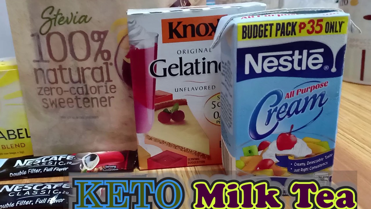 How To Make Easy Keto Milk Tea - Youtube