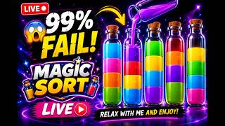 99% FAIL 😱 Magic Sort Live Ep:71