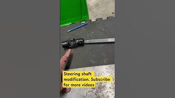 Steering shaft modification