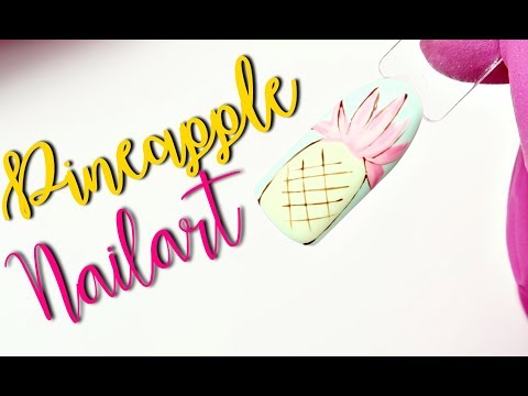 💅Mix Media💅 :: Easy Pineapple Nailart :: Odette Swan
