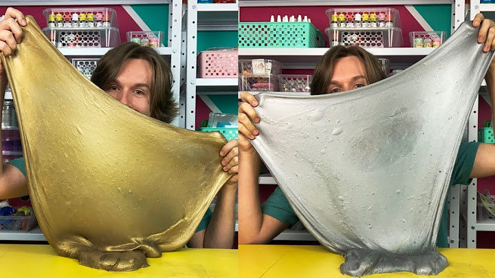 I MAKED THE GREATEST SLIME GOLD AND SILVER OF MY CHANNEL