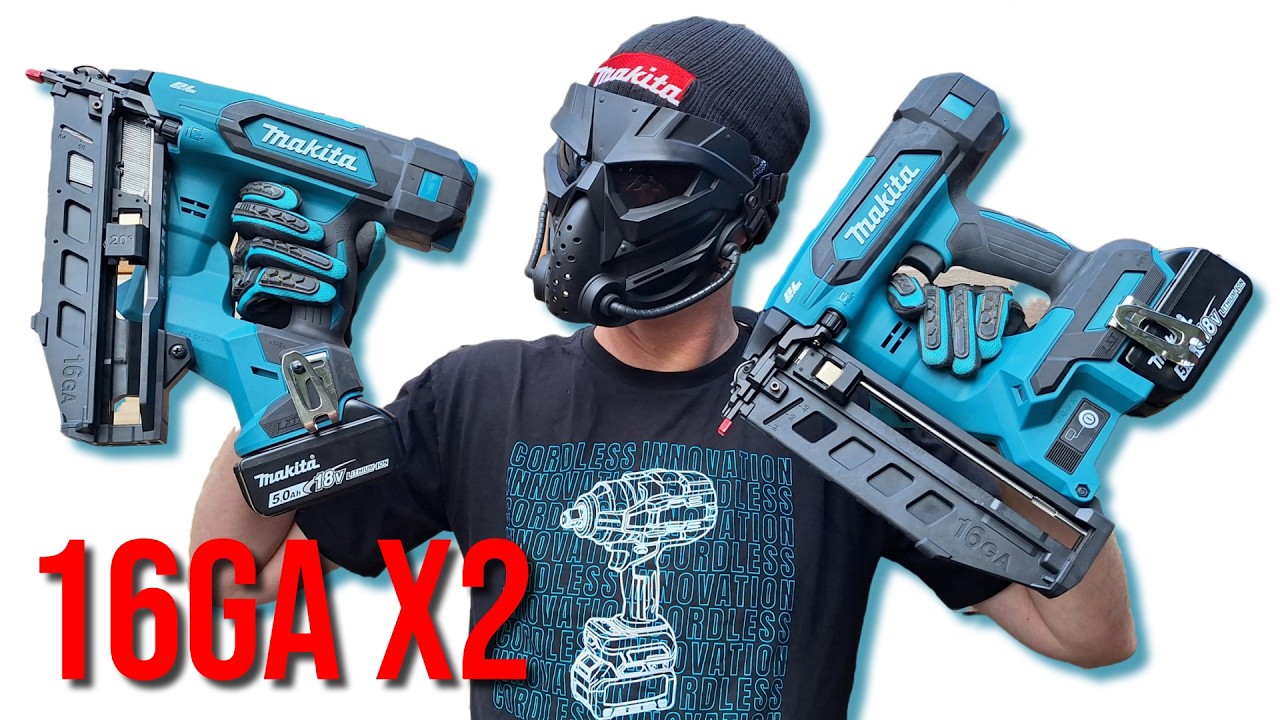 НОВЫЕ гвоздезабиватели Makita 16ga Finish вернули Makita в игру гвоздезабивателей