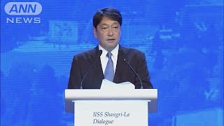 北朝鮮への圧力継続　小野寺防衛大臣が各国に訴え(18/06/03)