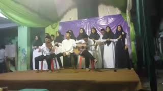 Ini adalah pertama kali Santri PP Shirathu Al Rahman pentas musikal...