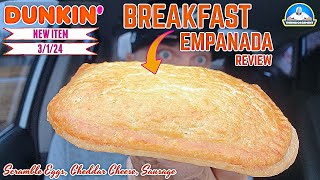 Dunkin'® Breakfast Empanada Review! 🐖🍳🥟 | GOTTA BE BETTER! | theendorsement