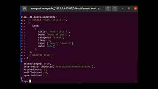 Insert if not found - mongodb