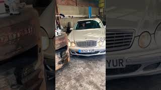 Как быстро снять бампер на w211 320cdi #1