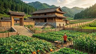 One Man Built a Complete Family Homestead in 150 Days – Gates, Fences, Stairs and a Vegetable Garden