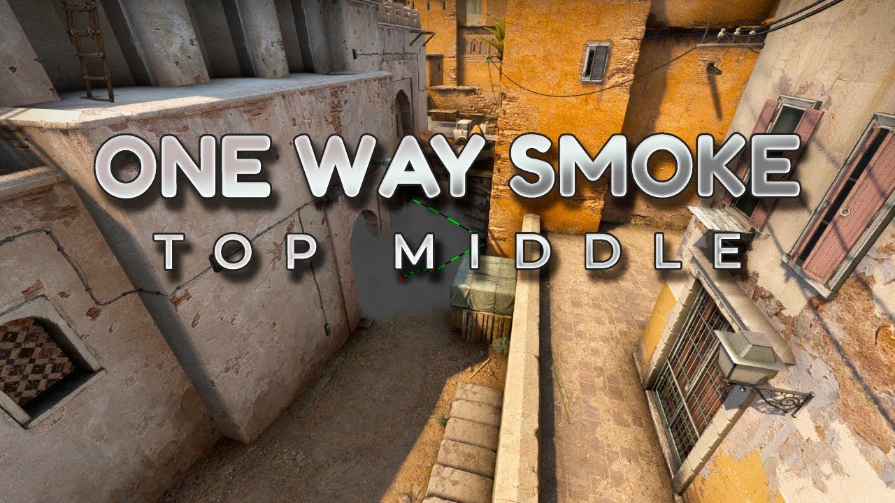 Dust 2 Top Mid One Way Smoke [An Easier Way] YouTube