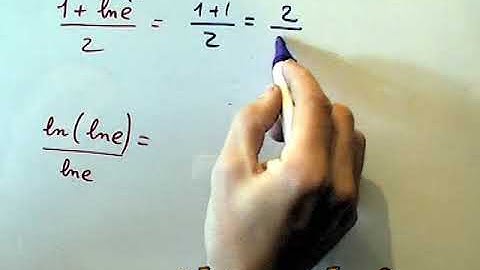 Calculs de base sur les logarithmes. Maths TS