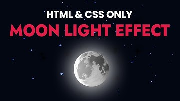 Transform Your Website with a Stunning CSS Moon Effect!