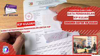 Cara Buat Surat Keterangan Penghasilan untuk KIP Kuliah