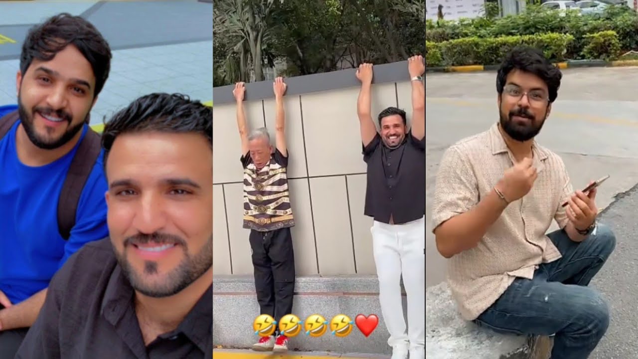 عبد الخالق وياسر ومحمد في الصين 🥰