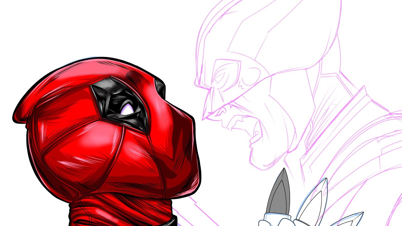 Drawing Deadpool And Wolverine Art #deadpool #wolverine - YouTube