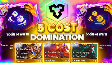 I Took DOUBLE Spoils of War for INFINITE LOOT!!! | TFT Set 15