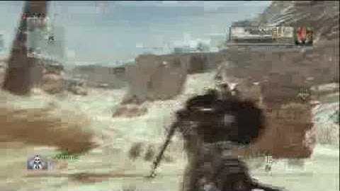 MW2-Amazing throwing knife kill