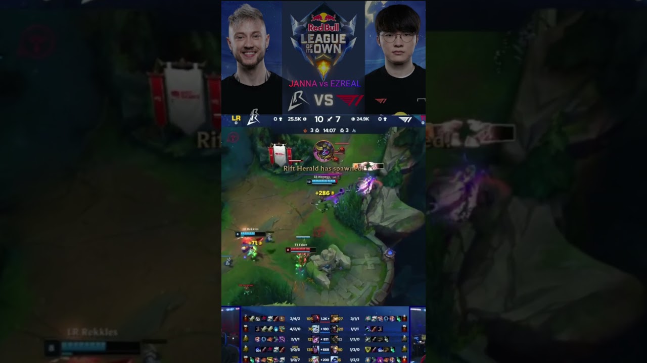 "Rekkles Unstoppable Janna Denies Faker!" | T1 vs LR | 
