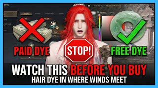 Stop Watch This Before You Buy Hair Dye In Where Winds Meet