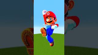 Pixel Kingdom Icons in Minecraft Pixel Art | Mario, Luigi, Peach & Bowser