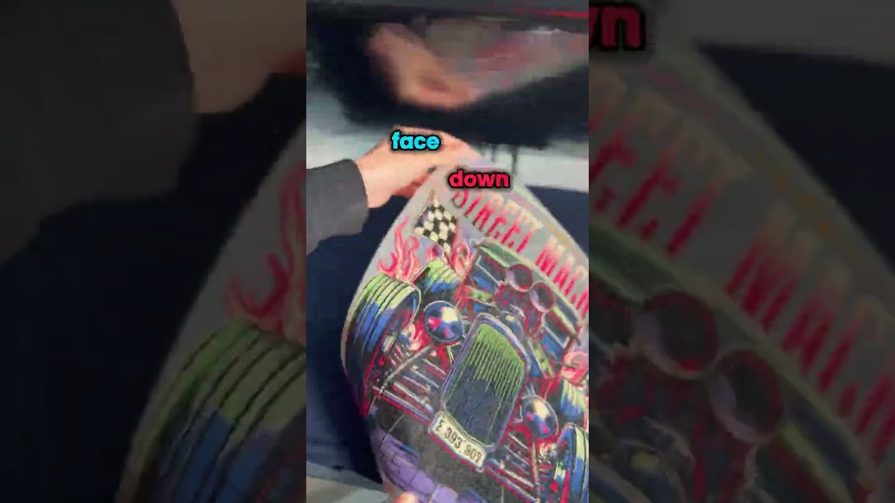 How to Press DTF Glitter Using a Gang Sheet