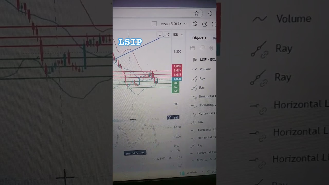 Saham LSIP, Support 985,965,940 Resistance 1015,1035,1060 SL 925 (Disc On) 